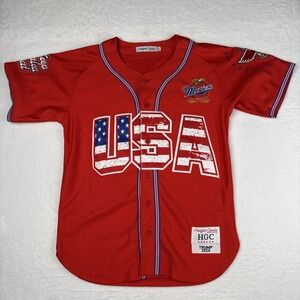 Donald Trump Headgear Classics 2024 USA Button-up Jersey Donald Size XS Red NWOT